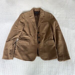 Banana Republic Classic Brown Cotton Blazer size 2